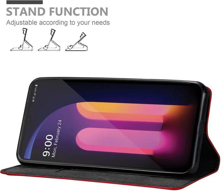 Actual product image Cadorabo Book Invisible Magnet Cover (LG V60 ThinQ 5G)