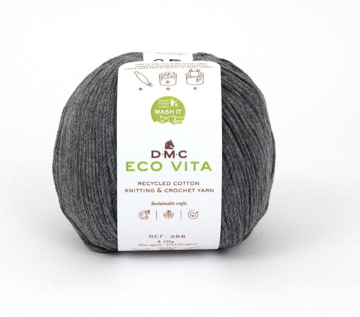 Immagine prodotto DMC Lana Eco Vita 100 g, Grigio scuro (250 m)