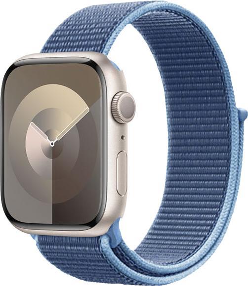 Image du produit Crong Nylon - Bracelet sport pour Apple Watch 42/44mm bleu océan (44 mm, 42 mm, Nylon résistant)