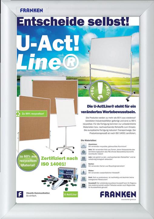 Immagine prodotto Franken Telaio per poster Sicurezza a prova di fuoco (A4)