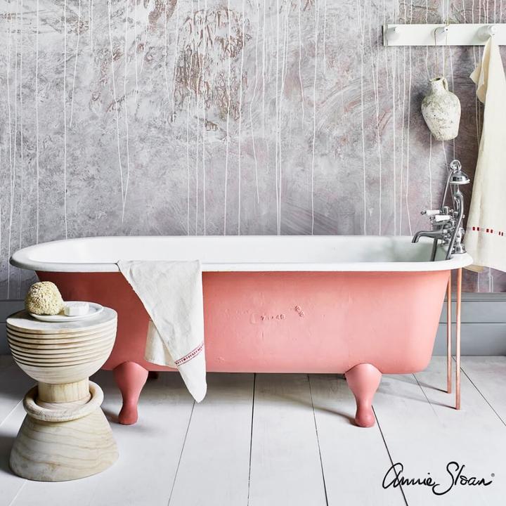 Actual product image Annie Sloan Chalk paint Scandinavian Pink Litre (Dusky pink, deep pink, 1000 ml)