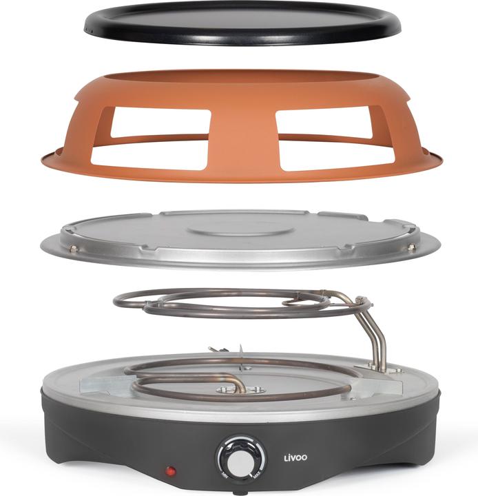 Produktbild Livoo Pizzaofen für 6 Personen (EU-Stecker)