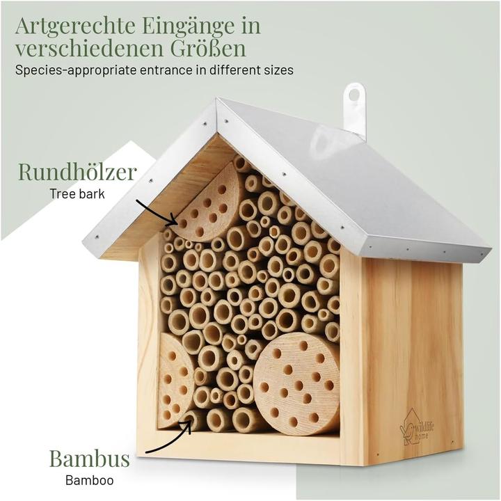 Produktbild Wildlife home Bienenhotel (Wildbienen, Biene)
