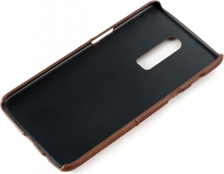 Produktbild Screenguard OnePlus 6T CardCaddy Leder Backcase mit Kartenfächern (OnePlus 6T)