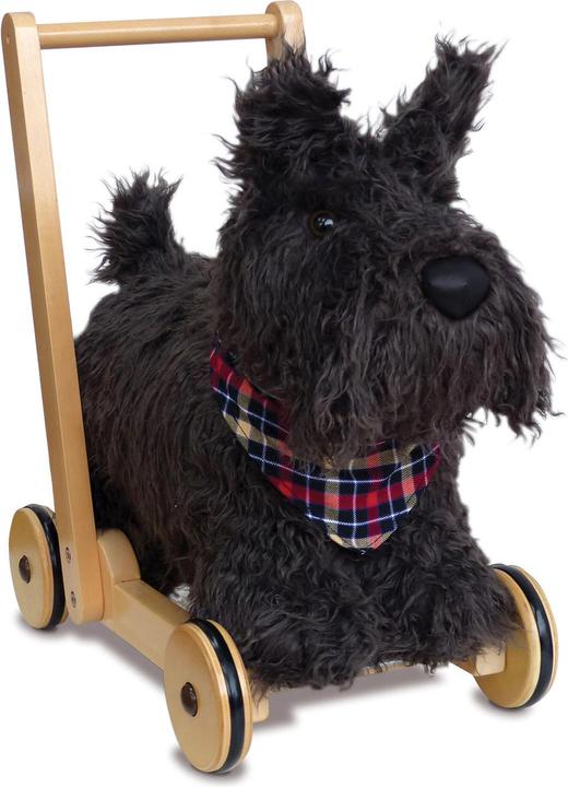 Actual product image little bird told me Scottie Dog Push Along