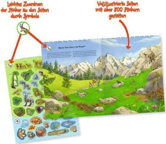 Image du produit Ravensburger Livret d'autocollants animaux du monde