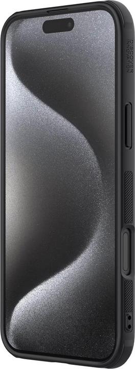 Actual product image Nillkin Super Frosted Shield Pro case for iPhone 16 Pro 6,3" black (Apple iPhone 16 Pro)