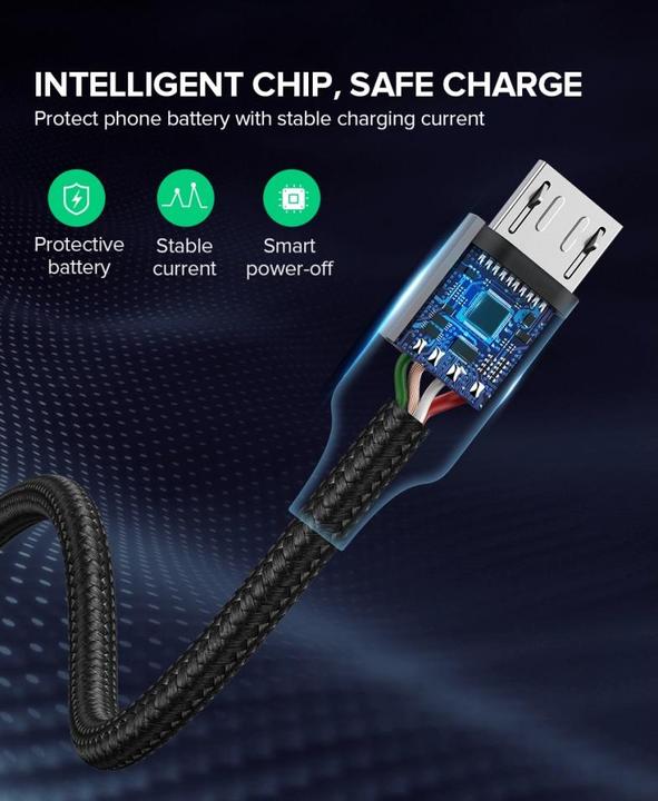 Immagine prodotto Ugreen Micro USB – USB A (2 m, USB 2.0)