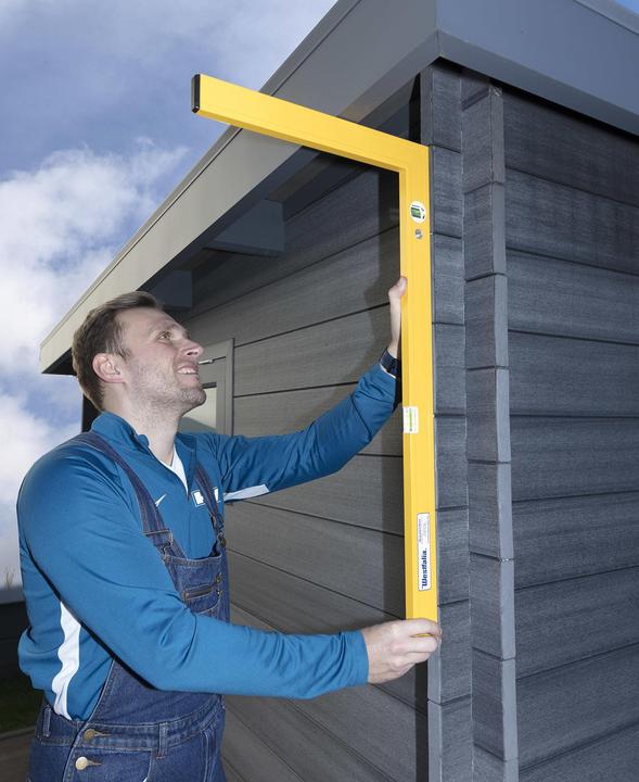Immagine prodotto Anrotec Angolo di costruzione 800 x 400 mm 90 gradi con 2 livelle a bolla d'aria