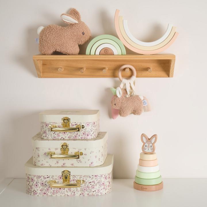 Produktbild Bieco Stapelspielzeug Stapelturm Hase Fine 10 cm x 10 cm x 18.5 cm
