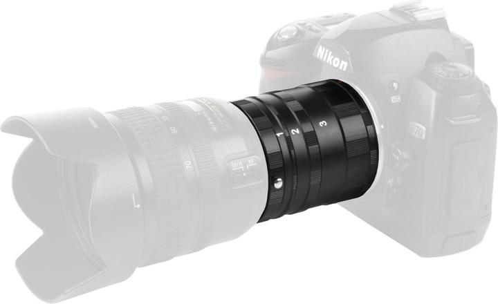 Actual product image Walimex Extension ring set macro for Nikon F