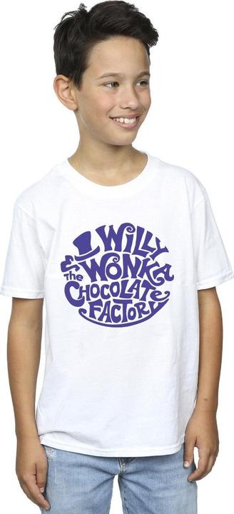 Produktbild Willy Wonka & the Chocolate Factory Typed Logo TShirt Jungen (152, 158)