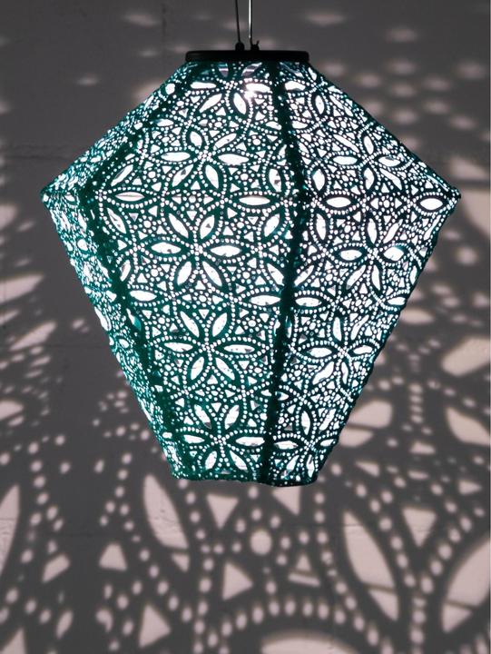 Image du produit Cocon Lampion LED Solar Diamant, bleu (0.44 m)