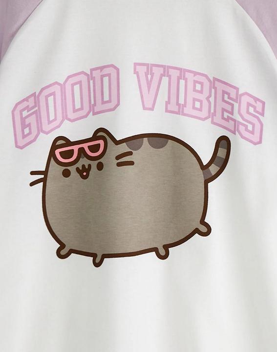 Produktbild Pusheen Good Vibes TShirt Mädchen Raglanärmel (158, 164)