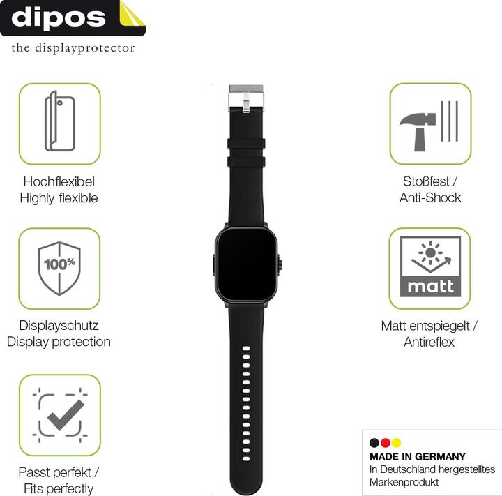 Actual product image Dipos Full Cover Screen Protector Matte