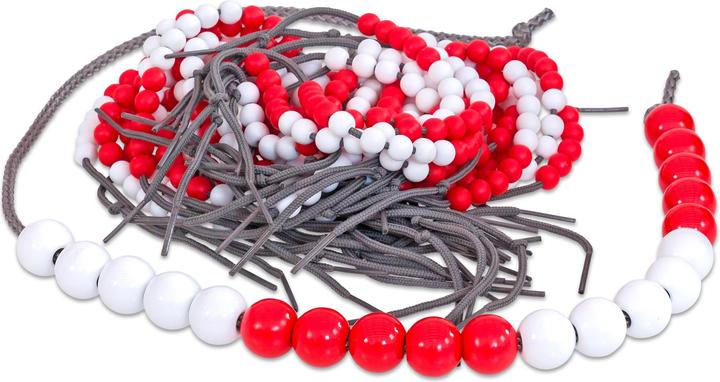 Produktbild Betzold 28 Rechenketten, 1 Demokette jeweils 5 rot/5 weiss/5 rot/5 weiss