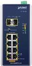 Image du produit Planet Industriel 8 ports GE 802.3at PoE + 2 1000X SFP + (10 Ports)