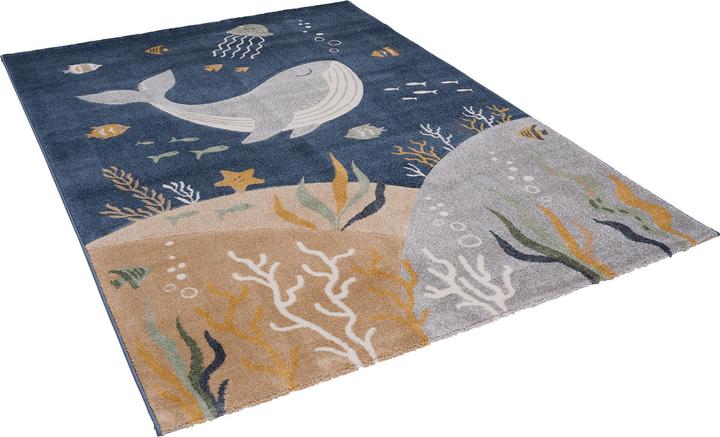 Immagine prodotto Pergamon Kinder Teppich Maui Kids Ozean (140 x 200 cm)