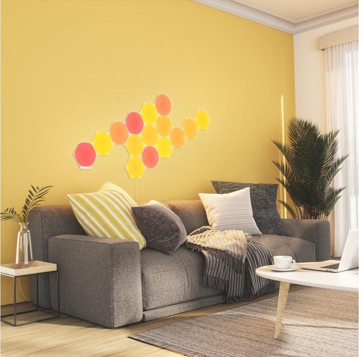 Actual product image Nanoleaf Shapes Hexagons Starter Kit (15x) (100 lm)