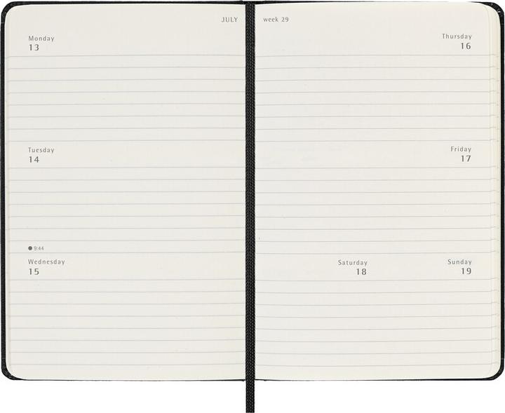 Produktbild Moleskine Schüleragenda (9 x 14 cm, Englisch)