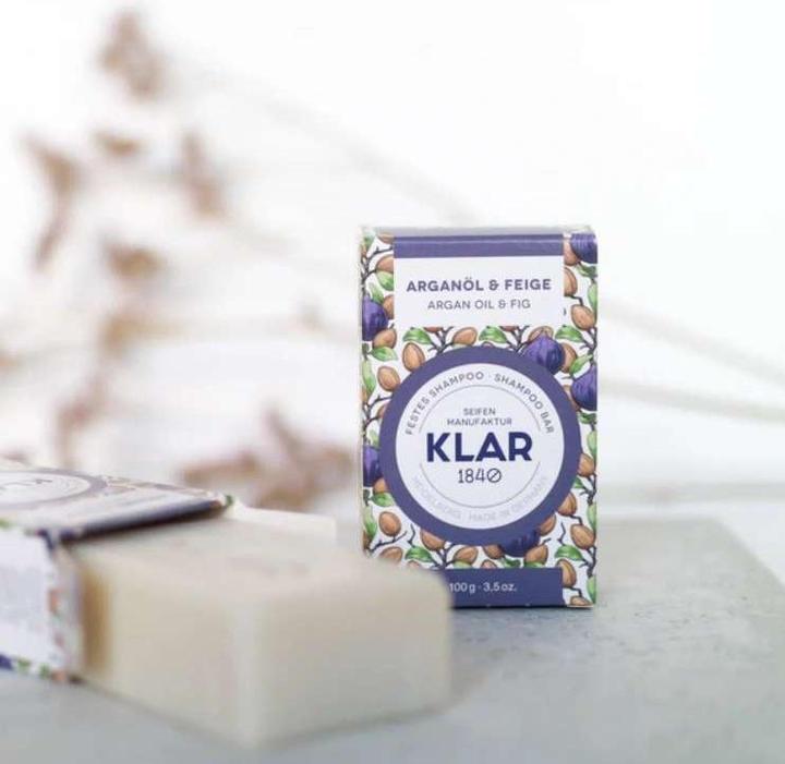 Produktbild Klar Festes Shampoo Arganöl & Feige 100 g (Festes Shampoo)