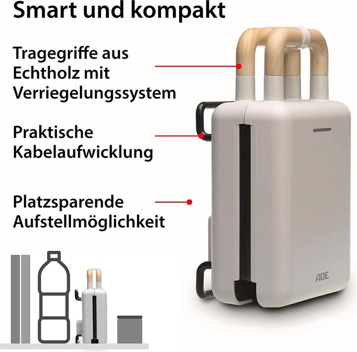 Produktbild ADE Waffeleisen und Sandwichmaker
