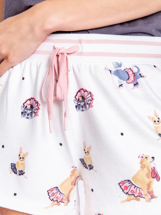 Produktbild Pj Salvage Shorts weiss/klein gemustert (40)