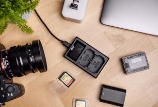 Productafbeelding Newell Cameralader FDL-USB-C Dubbelkanaals lader voor NP-W126 batterijen (Lader)