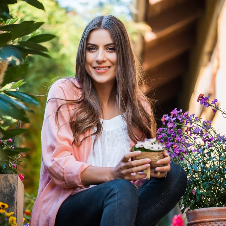 Produktbild Relaxdays Pflanzschubkarre