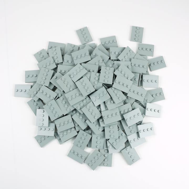 Image du produit LEGO Plaque de sol en carreaux 3x4 avec 4 picots Gris clair - 88646 NOUVEAU! Quantité 250x (88646, LEGO Classic)