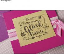 Actual product image Rayher Stamp "Congratulations" II