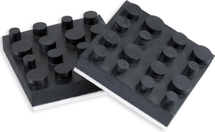 Produktbild Dynavox Antivibe Geräteund Boxenfüsse Gummi quadr. 40 x 40 mm 4er Set (Audiogerät Bildschirm-Schutzfolie)