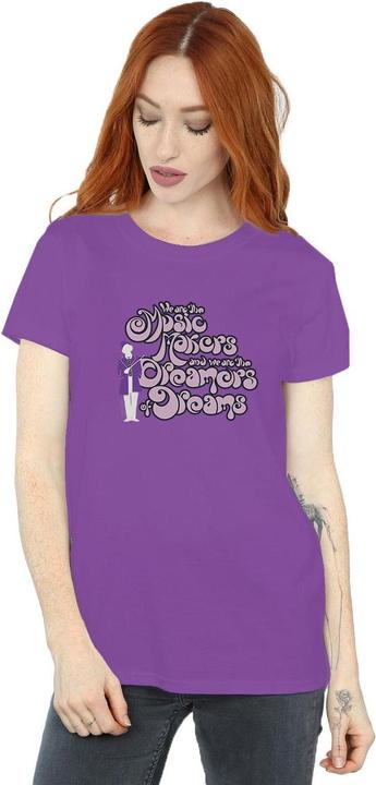 Immagine prodotto Willy Wonka & the Chocolate Factory Dreamers Text Maglietta Ampia Donna (XXL)
