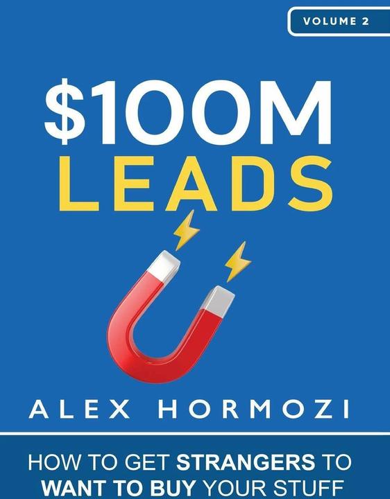 Image du produit $100M Leads (Anglais, Alex Hormozi, 2023)