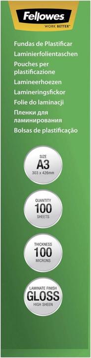 Actual product image Fellowes Imprint 100 (A3, 100 Piece, 100 µm)