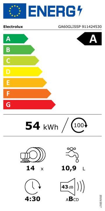 Energie-Label Electrolux GA60GLISSP
