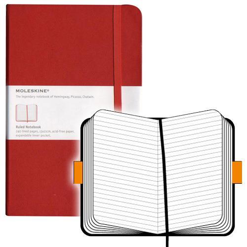 Actual product image Moleskine Notebook Classic Large (A5, Lined, Hardcover)