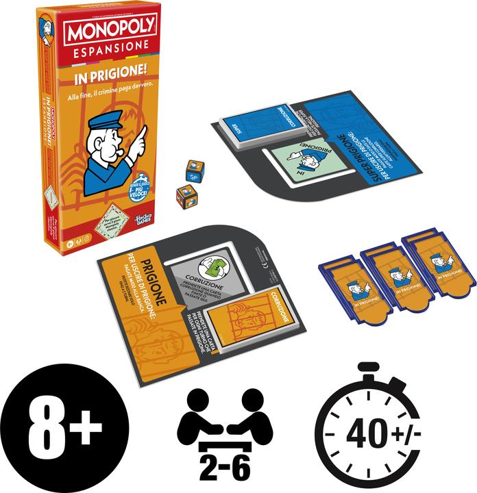 Produktbild Hasbro Gaming Monopoly Go To Jail (Deutsch)