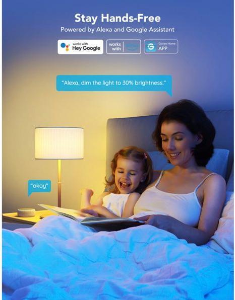 Immagine prodotto Govee Smart Light Bulb (E27, 9 W, 1200 lm, 1 x, F)