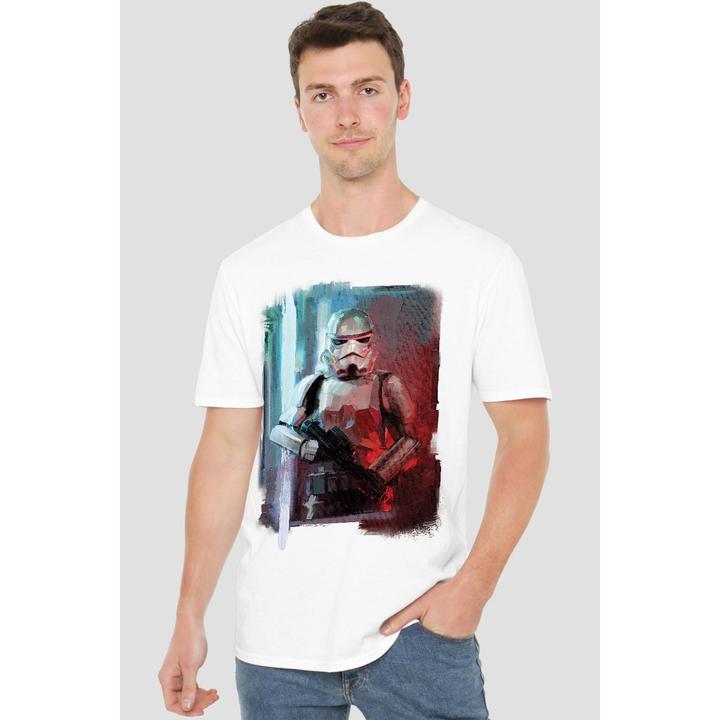 Actual product image Star Wars Mens Obi Wan Kenobi Painted T-Shirt (3XL)