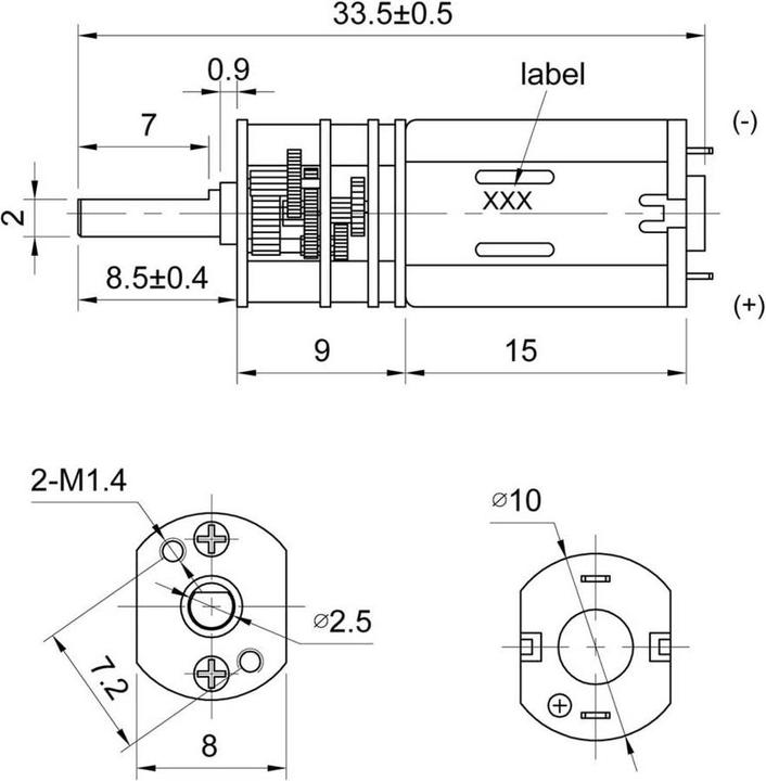 Actual product image Sol Expert Micro gearbox G 250 96443 gef