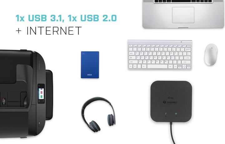 Image du produit i-tec Tb3traveldockpd (Thunderbolt, 1 Ports)