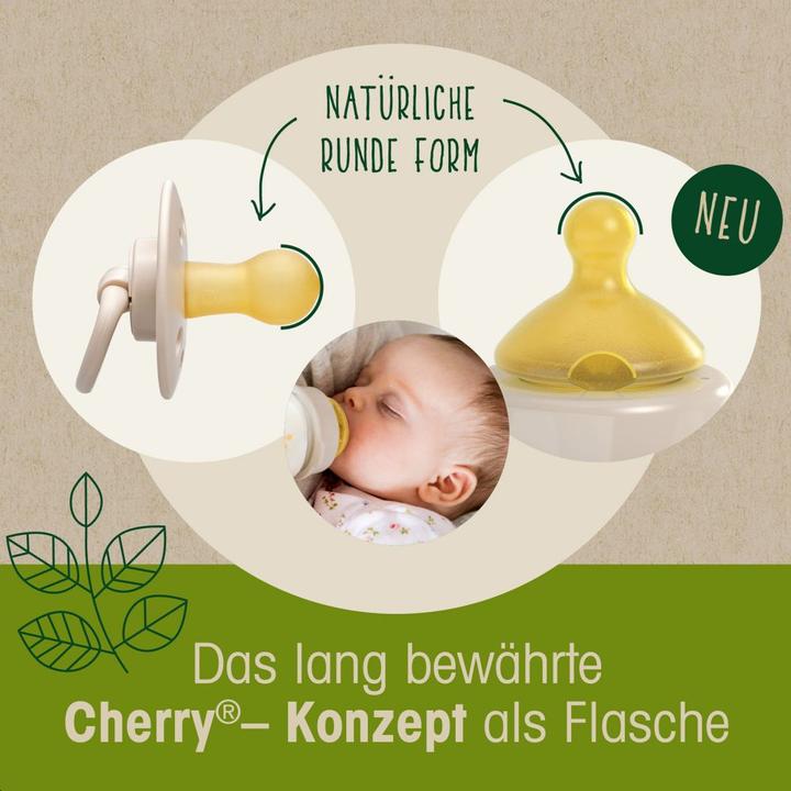 Produktbild NIP Weithalsflasche 'Cherry Green' Boy (240 ml)