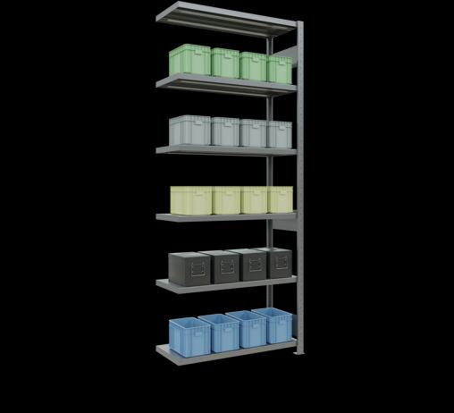 Image du produit Schulte Lagertechnik Système enfichable Élément suivant MULTIplus250 avec traverse de longueur