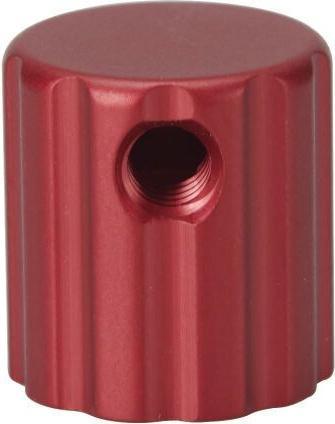Fox Knob: Rebound Adjust, Extruded, Red, Grip FK