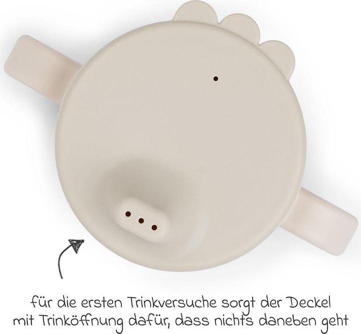 Actual product image Done by Deer Trinkbecher Small Farm Beige, 215 ml