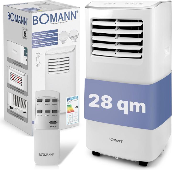 Actual product image Bomann CL 6061 CB (28 m², 7000 BTU/h)