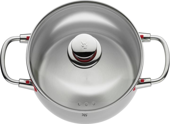 Produktbild WMF Topfset Induktion Kochtopfset 4tlg Glasdeckel QualityOne Edelstahl (16 cm, Pfannenset + Topfset, Edelstahl)