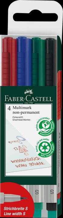 Actual product image Faber-Castell Overhead pen Multimark (Multicoloured, 0.40 mm, 4 x)