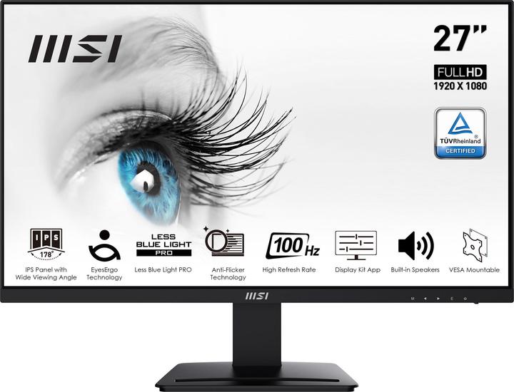 Actual product image MSI PRO MP273A (1920 x 1080 pixels, 27")
